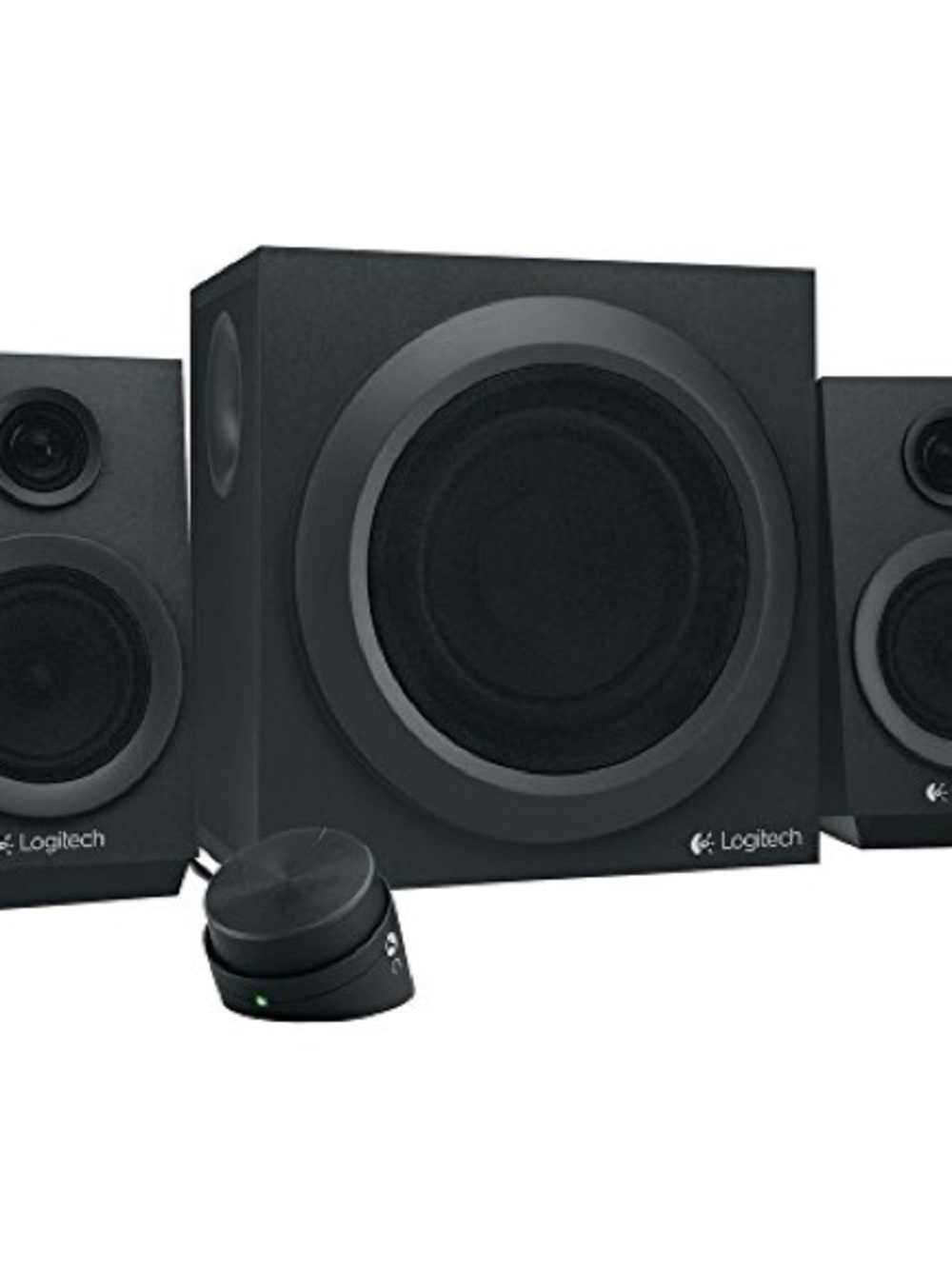 Logitech Black 2.1 Desktop Speaker System with Wired Control Pod
